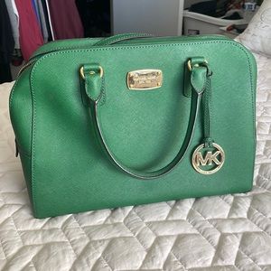 Green Michael Kors Purse